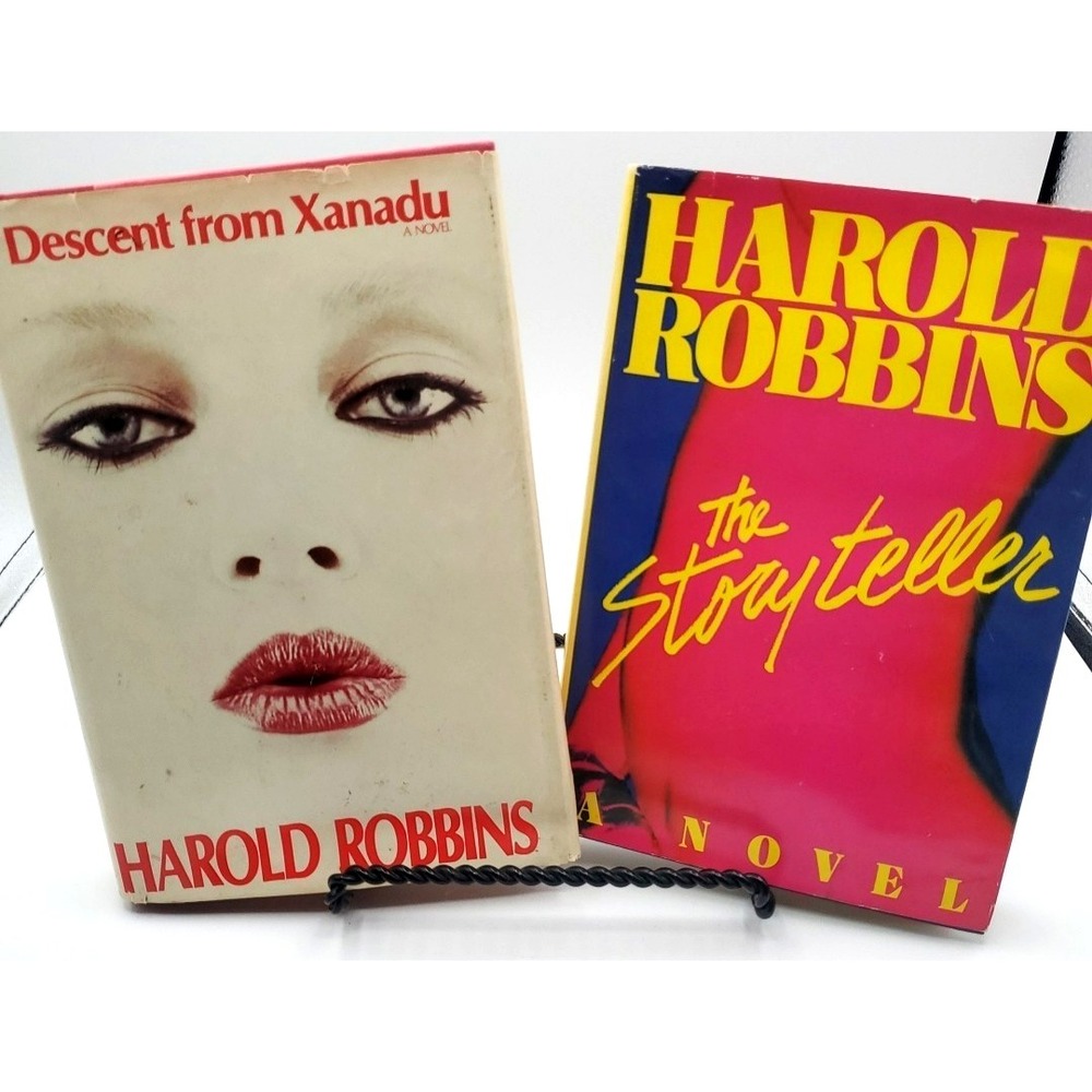 The Storyteller Harold Robbins Vintage 1985 Descent from Xanadu Erotic PB lot 2